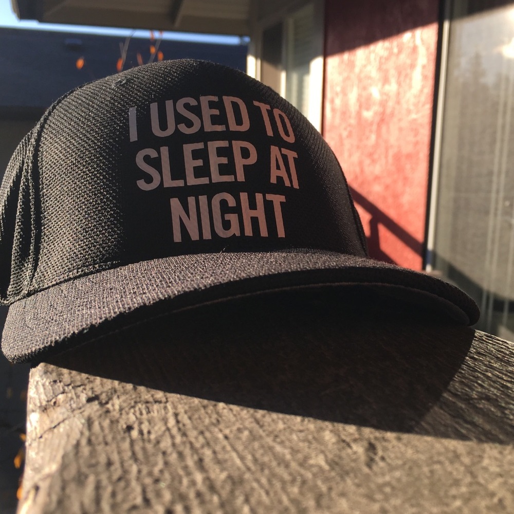 I Used to Sleep At Night Flexfit Hat